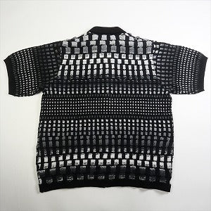 SUPREME シュプリーム 23SS Gradient Grid Zip Up Polo ポロシャツ 黒 Size 【L】 【新古品・未使用品】 20766105