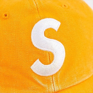 SUPREME シュプリーム 23SS Pigment Canvas S Logo 6-Panel キャップ オレンジ Size 【フリー】 【新古品・未使用品】 20767422