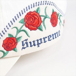 SUPREME シュプリーム 23SS Roses 6-Panel キャップ 白 Size 【フリー】 【新古品・未使用品】 20770428