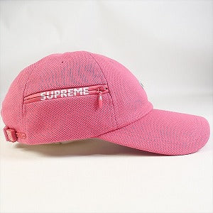 SUPREME シュプリーム ×Lacoste 19AW Pique 6-Panel キャップ ピンク Size 【フリー】 【新古品・未使用品】 20770525