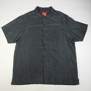 SUPREME シュプリーム 22SS Leopard Silk S/S Shirt 半袖シャツ 黒