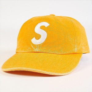 SUPREME シュプリーム 23SS Pigment Canvas S Logo 6-Panel キャップ オレンジ Size 【フリー】 【新古品・未使用品】 20770726
