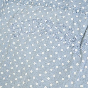 SUPREME シュプリーム 18SS Polka Dot Denim Shirt Indigo 半袖シャツ インディゴ Size 【M】 【中古品-良い】 20772422