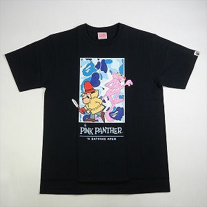 A BATHING APE ア ベイシング エイプ ×PINK PANTHER ABC CAMO WALL TEE BLACK Tシャツ 黒 Size 【L】 【新古品・未使用品】 20772595