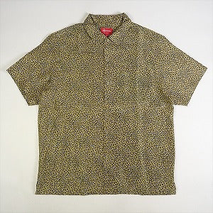 SUPREME シュプリーム 22SS Leopard Silk S/S Shirt Tan 半袖シャツ タン Size 【L】 【中古品-非常に良い】 20773994