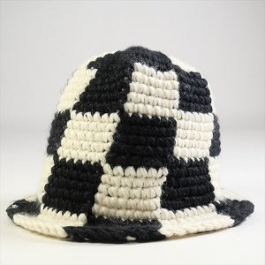 Stussy Bucket Hat Checker Knit Black状態新品未使用国内正規品