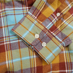 SUPREME シュプリーム 22AW Plaid Flannel Flannel 長袖シャツ オレンジ Size 【L】 【中古品-非常に良い】 20775538