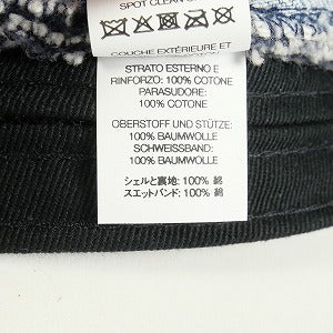 SUPREME シュプリーム 22SS Fade Jacquard Denim Crusher Hat indigo ハット インディゴ Size 【M/L】 【新古品・未使用品】 20775720