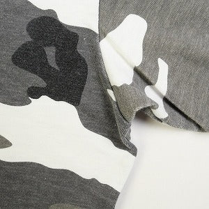SUPREME シュプリーム 23AW Collegiate S/S Top Snow Camo Tシャツ 灰 Size 【XL】 【中古品-非常に良い】 20776531