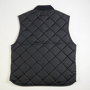 SUPREME シュプリーム 23AW Pins Quilted Work Vest Black ベスト 黒