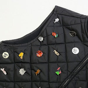 Supreme Pins Quilted Work Vest “Black”男性普通体型１６５