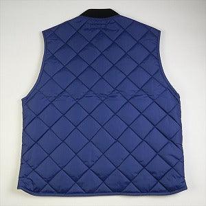 SUPREME シュプリーム 23AW Pins Quilted Work Vest Navy ベスト 紺 Size 【L】 【新古品・未使用品】 20776660【SALE】