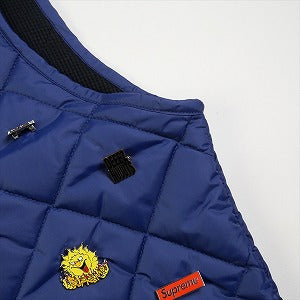 SUPREME シュプリーム 23AW Pins Quilted Work Vest Navy ベスト 紺 Size 【L】 【新古品・未使用品】 20776660【SALE】