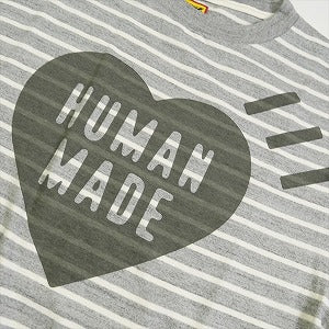 HUMAN MADE ヒューマンメイド 22SS BORDER T-SHIRT Gray Tシャツ 灰 Size 【L】 【新古品・未使用品】 20776706