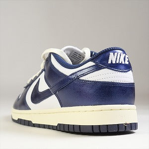 NIKE ナイキ WMNS DUNK LOW PRM Midnight Navy and White FN7197-100 ...