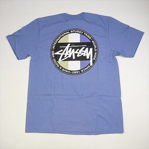STUSSY ステューシー 23AW CLASSIC DOT TEE STORM Tシャツ 青 Size 【L】 【新古品・未使用品】 20776814