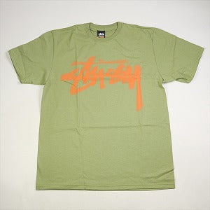 STUSSY ステューシー 23AW DIZZY STOCK TEE MOSS Tシャツ 緑 Size 【L】 【新古品・未使用品】 20776828