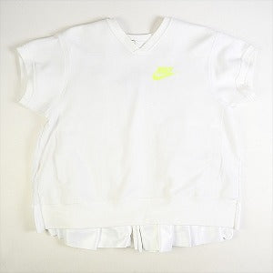 sacai サカイ ×NIKE Short Sleeved Sweater Top Shirt 716923 スウェット 白黄 Size 【M】 【中古品-非常に良い】 20777073