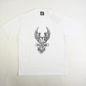 SubCulture サブカルチャー POP UP限定T-SHIRT WHITE/BROWN Tシャツ 白