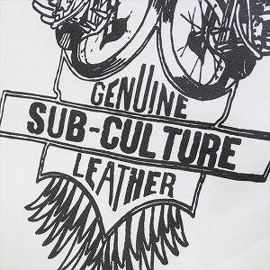 SubCulture サブカルチャー POP UP限定T-SHIRT WHITE/BROWN Tシャツ 白 Size 【2】 【新古品・未使用品】 20777198