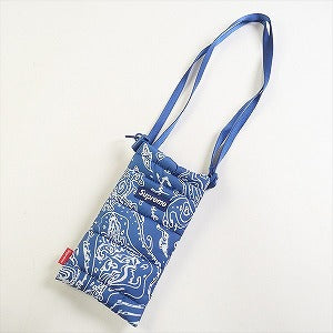 SUPREME シュプリーム 22AW Puffer Neck Pouch Blue Paisley ポーチ 紺 Size 【フリー】 【新古品・未使用品】 20777288