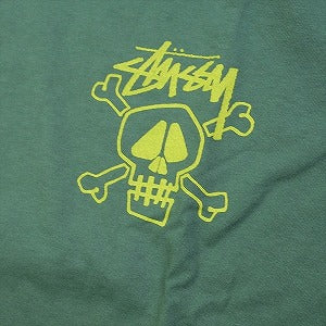 STUSSY ステューシー 23AW SKULL & BONES TEE PIGMENT DYED FOREST Tシャツ 緑 Size 【L】 【新古品・未使用品】 20777351