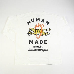 Lサイズ ヒューマンメイド　HUMAN MADE　Tシャツ　ロンT ホワイト
