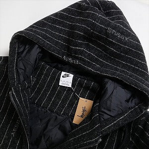 STUSSY ステューシー ×NIKE 23SS Striped Wool Jacket ジャケット 黒 Size 【XS】 【中古品-良い】 20778209