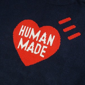 HUMAN MADE ヒューマンメイド 23AW HEART KNIT SWEATER NAVY HM26CS030 ニット 紺 Size 【XL】  【新古品・未使用品】 20778496