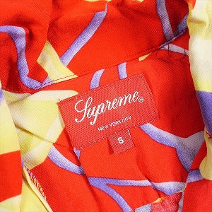 SUPREME シュプリーム 18SS Lily Rayon Shirt Red 半袖シャツ 赤 Size 【S】 【中古品-良い】 20779022