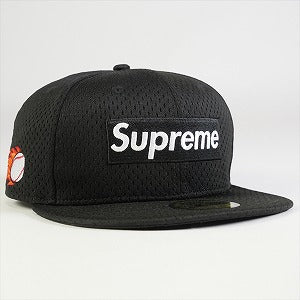 帽子Supreme 18ss MESH BOX LOGO NEW ERA ブラック