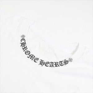 CHROME HEARTS クロム・ハーツ NECK LOGO LS T-SHIRT WHITE ロンT 白 Size 【XS】 【新古品・未使用品】 20779996