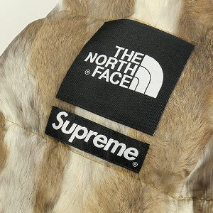 SUPREME シュプリーム ×THE NORTH FACE ザノースフェイス 13AW Fur Print Nuptse Jacket Beige ヌプシダウンジャケット ベージュ Size 【S】 【新古品・未使用品】 20780289