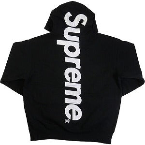SUPREME シュプリーム 22AW Satin Applique Hooded Sweatshirt Black
