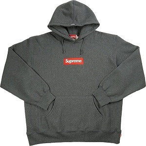 SUPREME シュプリーム 21AW Box Logo Hooded Sweatshirt Dark Charcoal BOXロゴパーカー  チャコール Size 【M】 【新古品・未使用品】 20782186