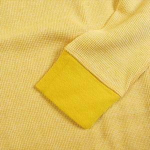 SUPREME シュプリーム Waffle Thermal L/S Tee Yellow ロンT 黄 Size 【S】 【新古品・未使用品】 20783432