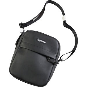 SUPREME シュプリーム 23AW Leather Shoulder Bag Black ショルダー ...
