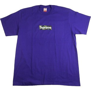 カラーパープル紫Supreme Box Logo Tee \
