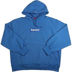 M新品 supreme Box Logo Hooded Sweatshirt 青george45の出品はこちら