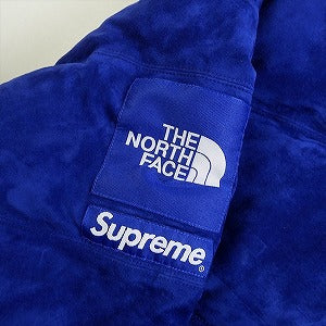 SUPREME シュプリーム ×THE NORTH FACE 23AW Suede Nuptse Jacket Royal ダウンジャケット 青 Size 【L】 【新古品・未使用品】 20784639