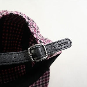 SUPREME シュプリーム 23AW Houndstooth Wool Camp Cap Pink キャンプキャップ ピンク Size 【フリー】 【新古品・未使用品】 20784723