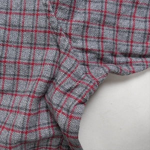SUPREME シュプリーム ×Undercover 23SS S/S Flannel Shirt Grey Plaid 半袖シャツ 灰 Size 【M】 【中古品-ほぼ新品】 20785907