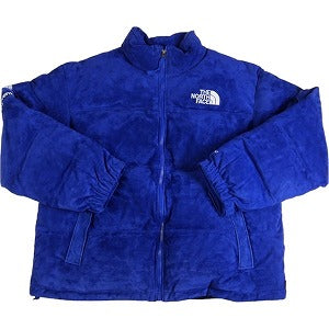 SUPREME シュプリーム ×THE NORTH FACE 23AW Suede Nuptse Jacket Royal ダウンジャケット 青 Size 【M】 【新古品・未使用品】 20785911