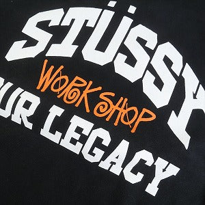 STUSSY ステューシー ×OUR LEGACY WORK SHOP 24SS COLLEGIATE CREW PIGMENT DYED BLACKクルーネックスウェット 黒 Size 【S】 【新古品・未使用品】 20786228