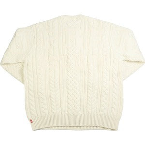 SUPREME シュプリーム 23AW Applique Cable Knit Sweater Ivory セーター 白 Size 【XXL】 【新古品・未使用品】 20786356