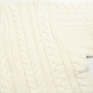 SUPREME シュプリーム 23AW Applique Cable Knit Sweater Ivory セーター 白 Size 【XXL】 【新古品・未使用品】 20786356