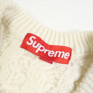 SUPREME シュプリーム 23AW Applique Cable Knit Sweater Ivory セーター 白 Size 【M】 【新古品・未使用品】 20786808