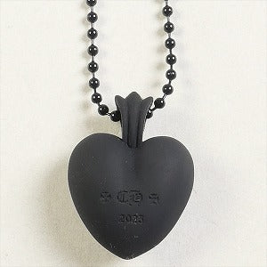 CHROME HEARTS クロム・ハーツ HEART PENDANT BLACK ハートネックレス 黒 Size 【フリー】 【新古品・未使用品】 20786870