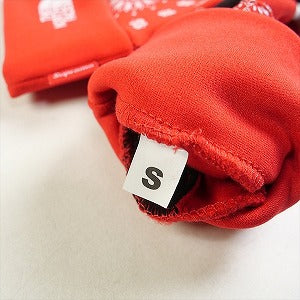 SUPREME シュプリーム ×THE NORTH FACE 14AW Bandana Gloves Red 手袋 赤 Size 【S】 【中古品-良い】 20787072