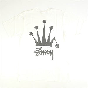 STUSSY ステューシー 24SS REGAL CROWN TEE PIGMENT DYED NATURAL Tシャツ 白 Size 【L】 【新古品・未使用品】 20787765